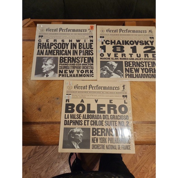 Set of 3 Great Performance Vinyl Records